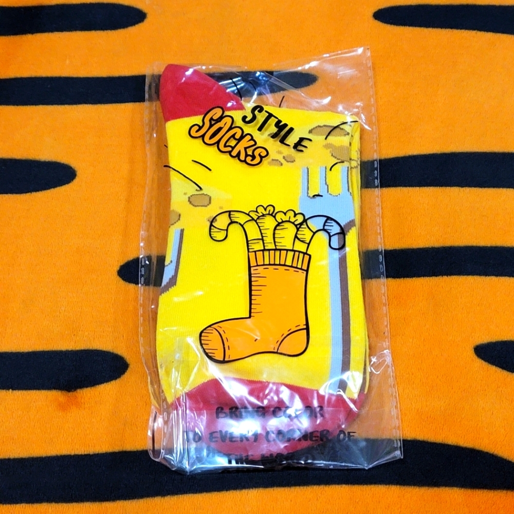 3 Pairs of CHEESE Socks